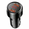 Automobilinis USB greitasis įkroviklis Baseus CCMLC20A-01 – išmaniesiems telefonams, įėjimas 12–24 V, išėjimas iki 20 V, juodas