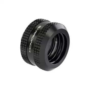 Barrow Hardtube Fitting 12mm G1/4 inch – kompresinė jungtis 12 mm kietam vamzdeliui, juoda