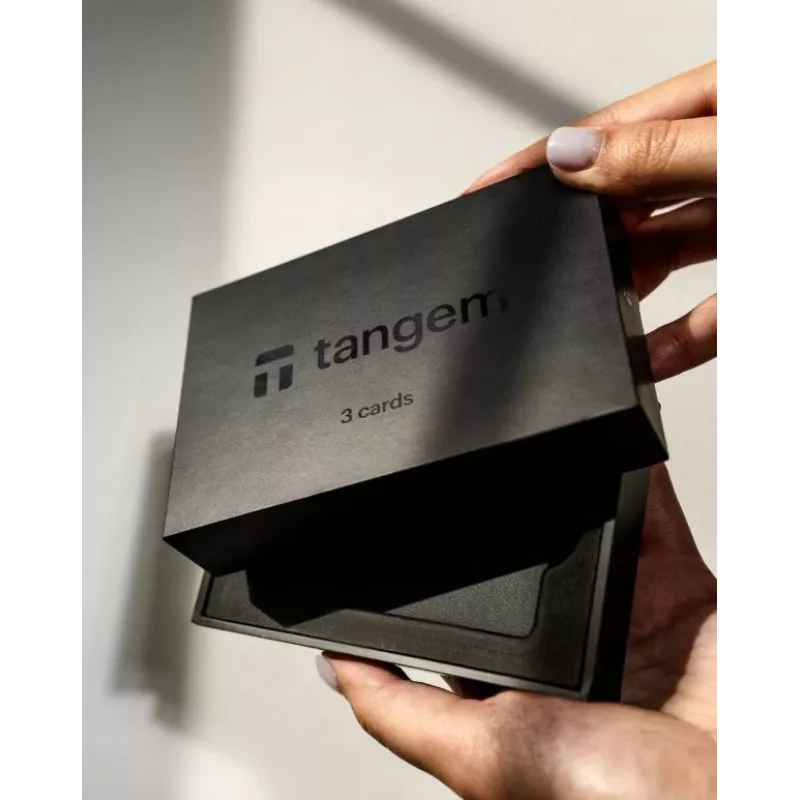 Tangem Wallet kriptovaliutų piniginė – 3 kortelės