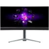 LORGAR 34MP1 UWQHD MiniLED žaidimų monitorius Pro, 34'' (3440*1440) VA lenktas ekranas, juoda/pieno pilka