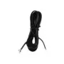 Telefoninis kabelis Helos 014050 3m juodas permatomas