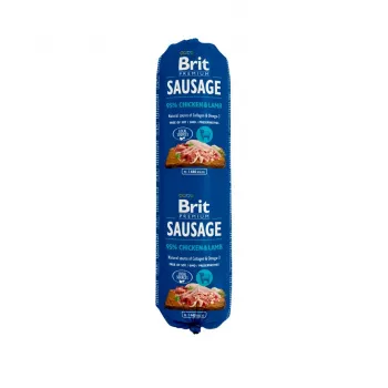 Šlapias šunų ėdalas Brit Premium M-KONB3 – vištiena ir ėriena, konservuotas 800 g