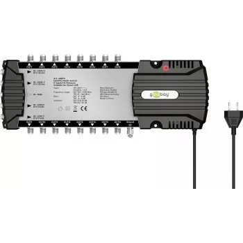Goobay palydovinis multiswitch 5 įėjimai/16 išėjimai (64876)