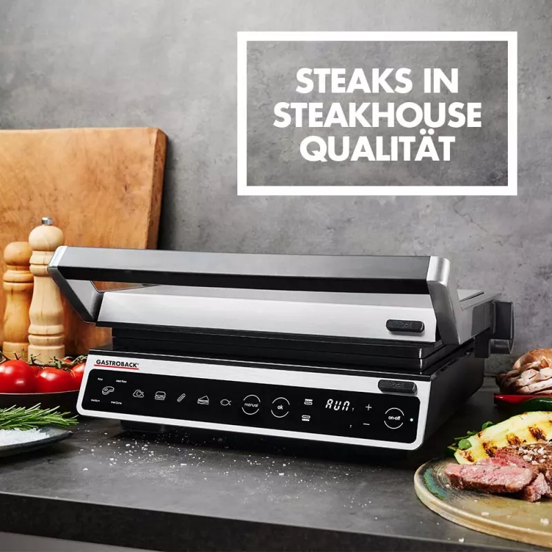 Elektrinis kepsnių grilis Gastroback Design BBQ Advanced Smart, 2100 W