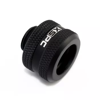 XSPC Jungtis G1/4 į 14mm kietą vamzdelį, juoda matinė - 8 vnt.