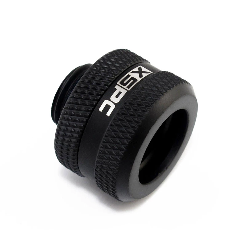 XSPC Jungtis G1/4 į 14mm kietą vamzdelį, juoda matinė - 8 vnt.