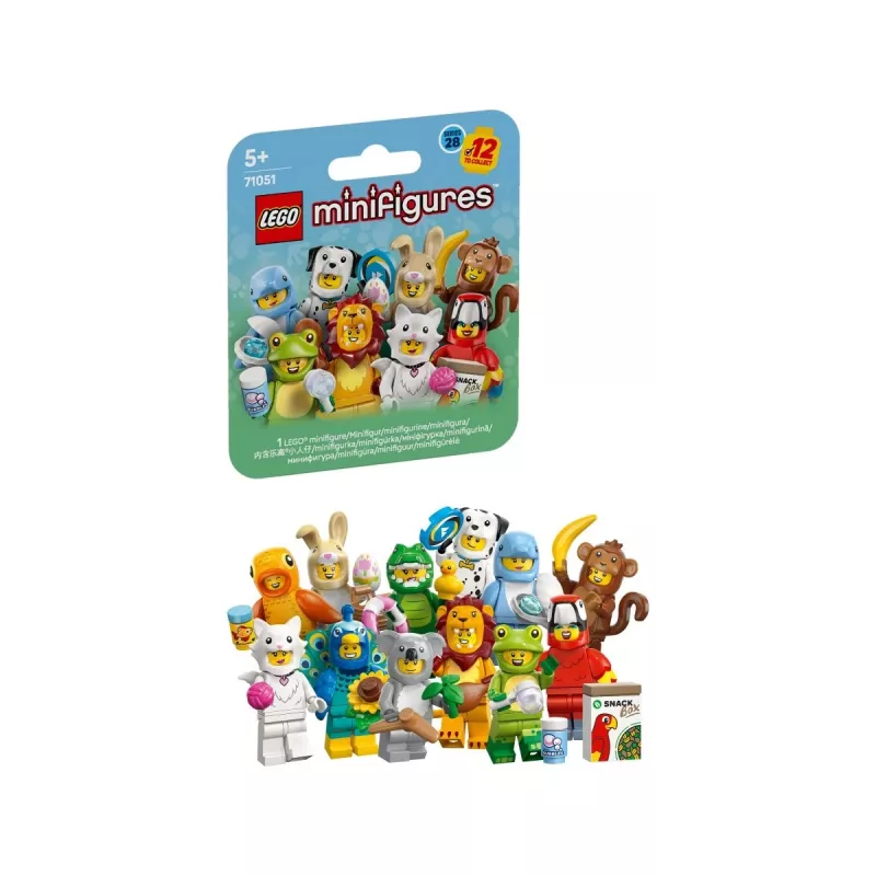 LEGO Blocks Minifigures 71051 Gyvūnų serija 28 (DĖŽUTĖ)