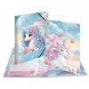 HERMA A4 aplankas su elastine juostele Happy Unicorns