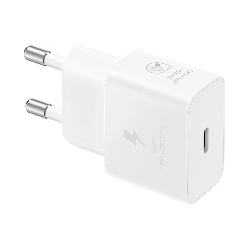 Samsung EP-T2510 25W USB-C greitasis kroviklis baltas, PPS, Super Fast Charging