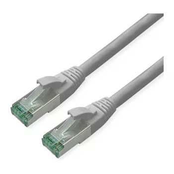 Tinklo kabelis ROLINE 21.45.3207 RJ-45 Cat6a S/FTP 10 m Pilka (perdirbtos medžiagos)