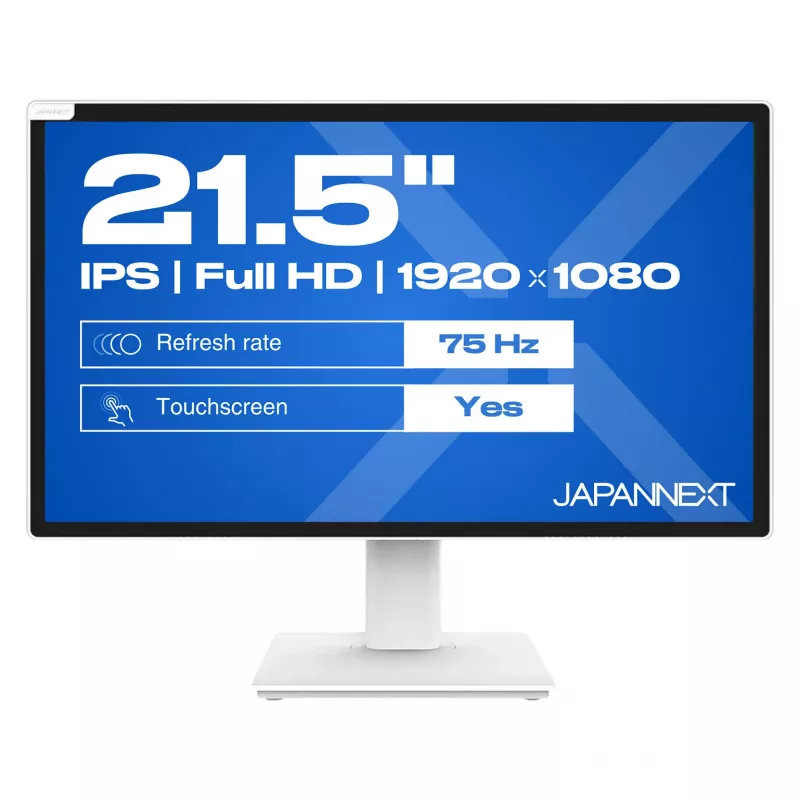 Japannext JN-IPS2152FHDR-T Monitorius Baltas 21.5 colio IPS Full HD