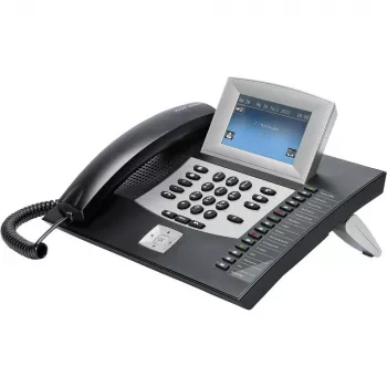 Analogo telefono aparatas Auerswald COMfortel 2600 su skambučio ID, juodas