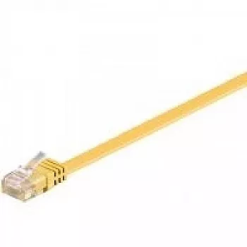 Wentronic RJ-45 CAT6 2m Patch Laidas, Kištukas/Kištukas, U/UTP, Geltonas (96414)