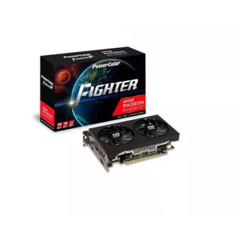 Vaizdo plokštė PowerColor Radeon RX 6500 XT 4GB GDDR6 PCIe 4.0, 2610/2815 MHz, 64 bitų, 2 lizdų, 2 ventiliatorių, HDMI 2.1 + DP1.4