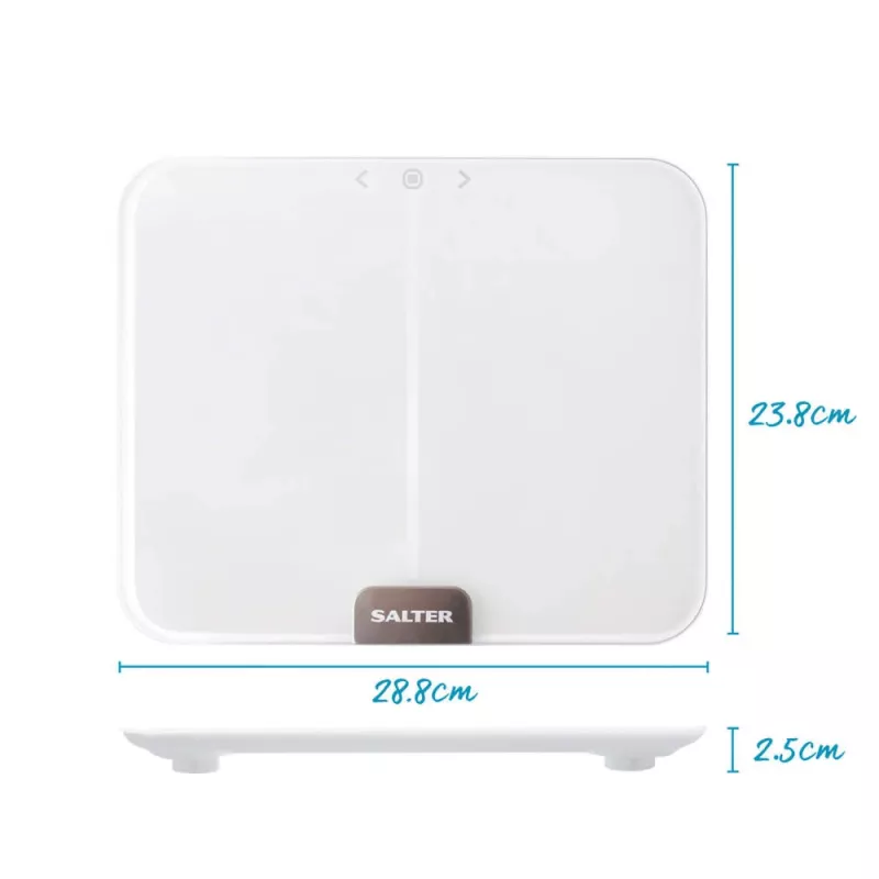 Salter 9164 WH3RJLEU16 Ghost Compact Analyser White - kūno sudėties analizatorius