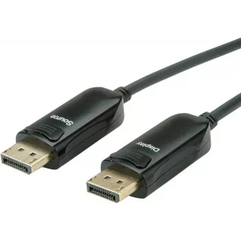 Roline DisplayPort kabelis – DisplayPort (kištukas) į DisplayPort (kištukas) – 30 m – 4K palaikymas, aktyvus – juodas