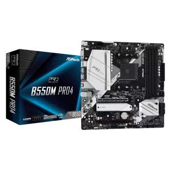 ASRock B550M Pro4 AM4 Micro-ATX pagrindinė plokštė