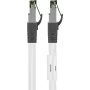 Goobay CAT 8.1 Patch Laidas, S/FTP (PiMF), Baltas, 15 m - LSZH Halogen-Free, Varinis AWG 24 (55130)