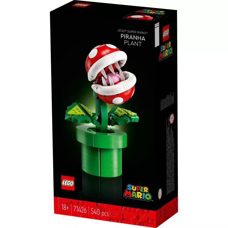 LEGO SUPER MARIO 71426 Piranha Plant – konstruojamas augalas su interaktyviomis funkcijomis