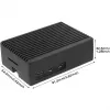 INTER-TECH ODS-739 dėklas Raspberry Pi 5 — kompaktiškas apsauginis korpusas