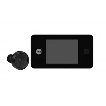 Skaitmeninis durų žiūrėjimo įrenginys Yale 45-0500-1432-00-6011 — 3.2 colio LCD, 105° žiūrėjimo kampas, 110° kampas, juodas, 2×AAA