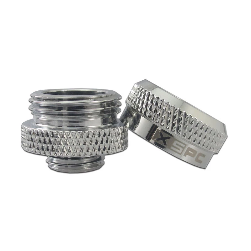 XSPC Jungtis G1/4 iki 14mm kieto vamzdelio, chromuota - 8 vnt.