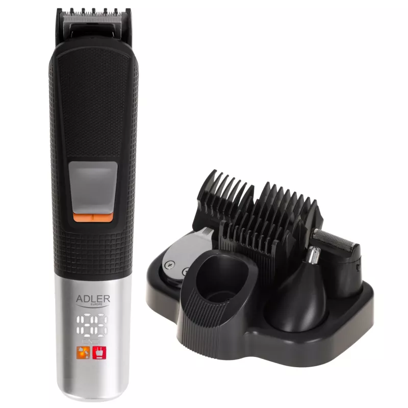 Adler Grooming set 5 in 1 AD 2943 | Belaidis | 4 ilgio pakopos | Juoda