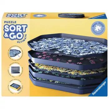Ravensburger Sort & Go Ultimate 12.001.676 – organizatorius ir rūšiavimo padėklas dėlionėms