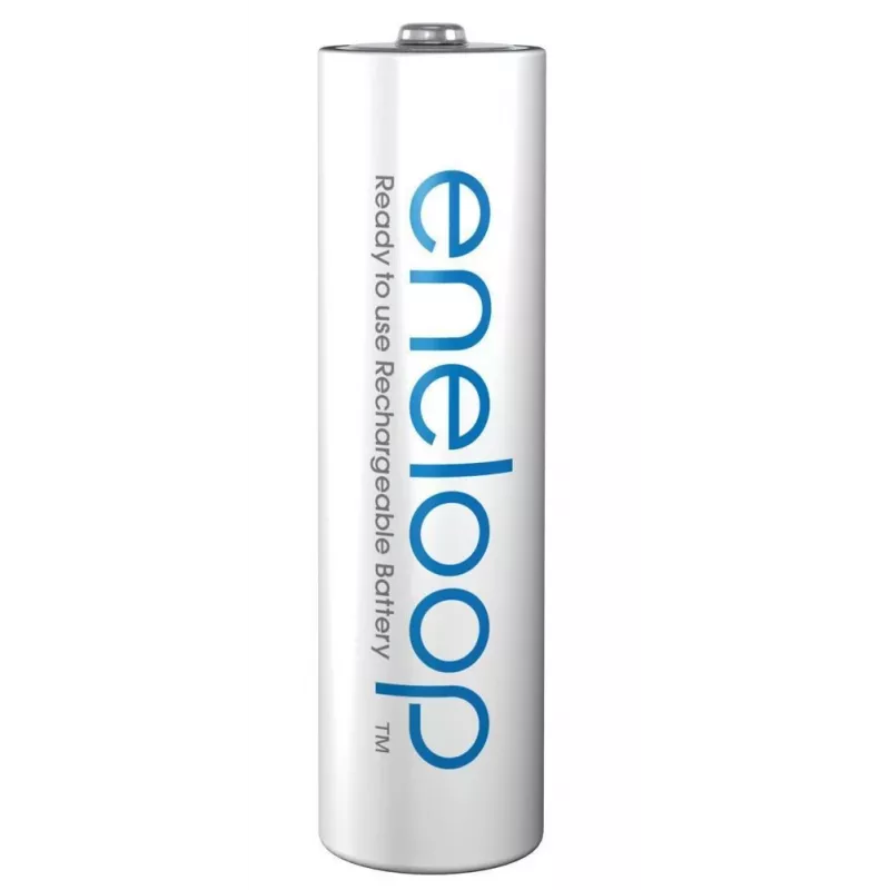 Įkraunamos baterijos PANASONIC ENELOOP AA 2000 mAh 4 vnt. su dėklu (BK-3MCDE/4CP+CASE)