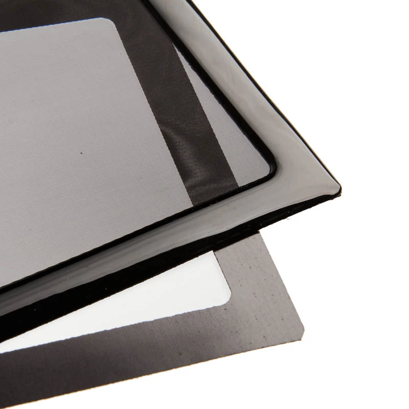 Dulkių filtras 240 mm radiatoriui DEMCiflex DF0031 – juodas rėmas ir juodas tinklelis