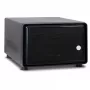 Inter-Tech SC-2100 – mažo formato (SFF) korpusas, Mini-ITX, plieninis, juodas, su veiklos, aliarmo, HDD, tinklo ir maitinimo indikatoriais (88887285)
