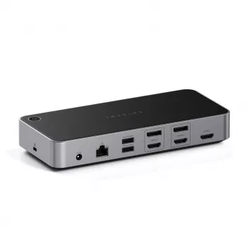 Satechi Triple 4K Display Wired Dock juoda sidabrinė 4K Ultra HD 60 Hz