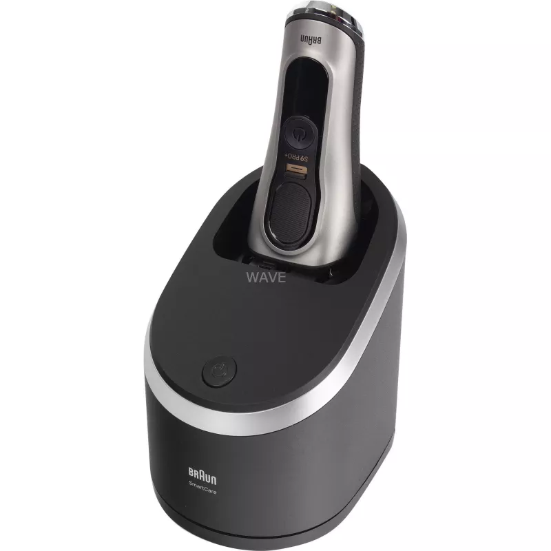 Braun Series 9 Pro+ 9565cc šlapias ir sausas skutimosi aparatas su trimeriu, Metallic
