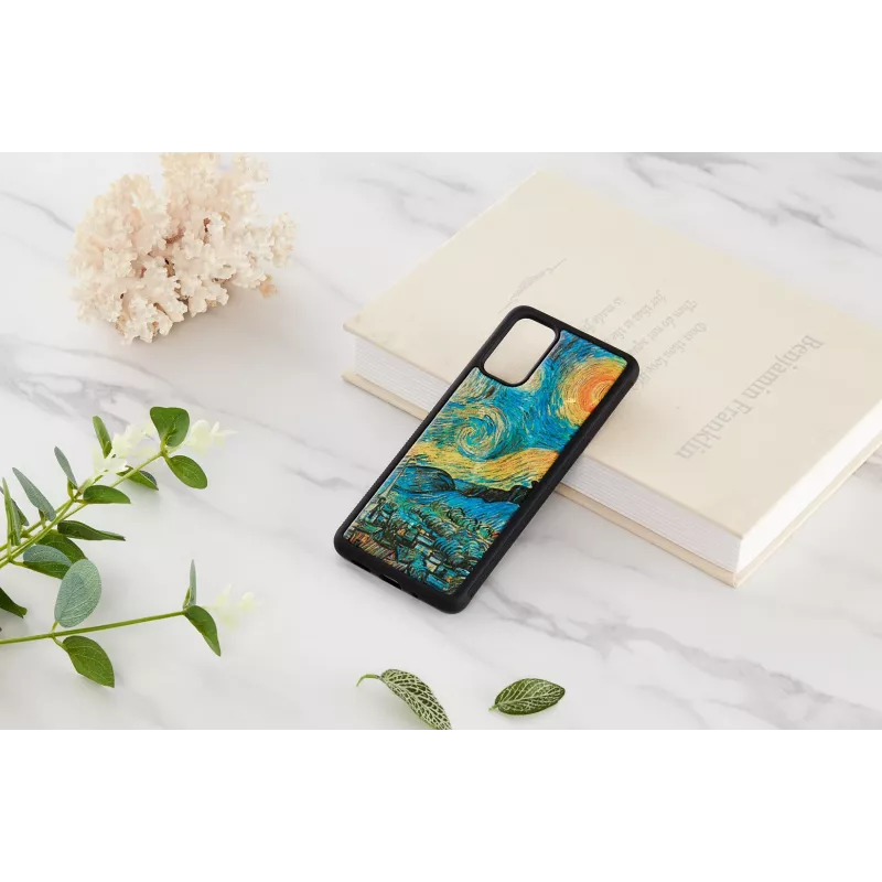 Apsauginis dėklas iKins Samsung Galaxy S20+ — žvaigždėto nakties juodas