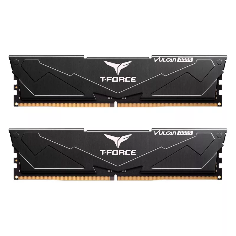T-FORCE Vulcan DDR5 atminties rinkinys 32 GB (2x16 GB) 6000 MHz CL30 juodas