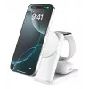 Belkin UltraCharge 25W Qi2 3in1 magnetinis belaidis įkroviklis EU baltas kvadratinis