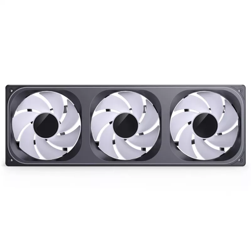 Ventiliatorių komplektas radiatoriui Jonsbo ZB-360 Reverse Blade PWM ARGB 360mm Juodas