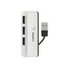 Belkin USB 2.0 4 prievadų kelioninis USB šakotuvas, sidabrinis, F4U021bt