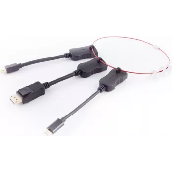 Adapterių rinkinys ShiverPeaks 10-01020 – HDMI-A į DisplayPort / Mini DisplayPort / USB-C