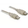 USB 2.0 ilginimo laidas DeLOCK 82240 3 m pilkas