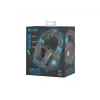 Žaidimų ausinės Fury NFU-1584 su ausinių mikrofonu, uždaro tipo, 98 dB, 15–25000 Hz, 2 m laidas, USB ir 3,5 mm, mėlyna