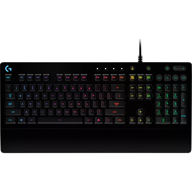 Logitech G Prodigy G213 - žaidimų klaviatūra su apšvietimu, vengriškas išdėstymas (920-010739)