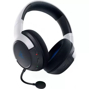Razer Kaira HyperSpeed belaidės ausinės su ausų juosta, žaidimams, USB Type-C, Bluetooth, balta, juoda
