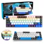 Mechaninė klaviatūra MEDIA-TECH MT1259 Red Core MX60, 60% form factor, CHERRY MX Red jungikliai, RGB foninis apšvietimas, USB, aukšto profilio klavišai