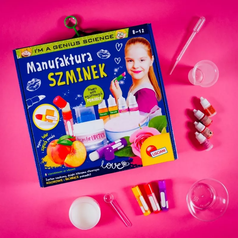 Mokslinė laboratorija Im a Genius - Lūpų dažų gamyba