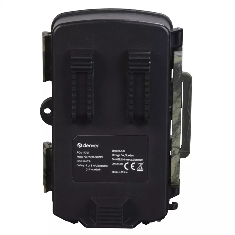 DENVER WCT-8026W - laukinės gamtos kameros užraktas - 8,0 MPix / 48,0 MP (interpoliuota) - 4K - belaidis LAN, Bluetooth