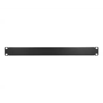 Extralink Front Blank Panel 1U 19 colio juodas plieninis užpildymo skydelis