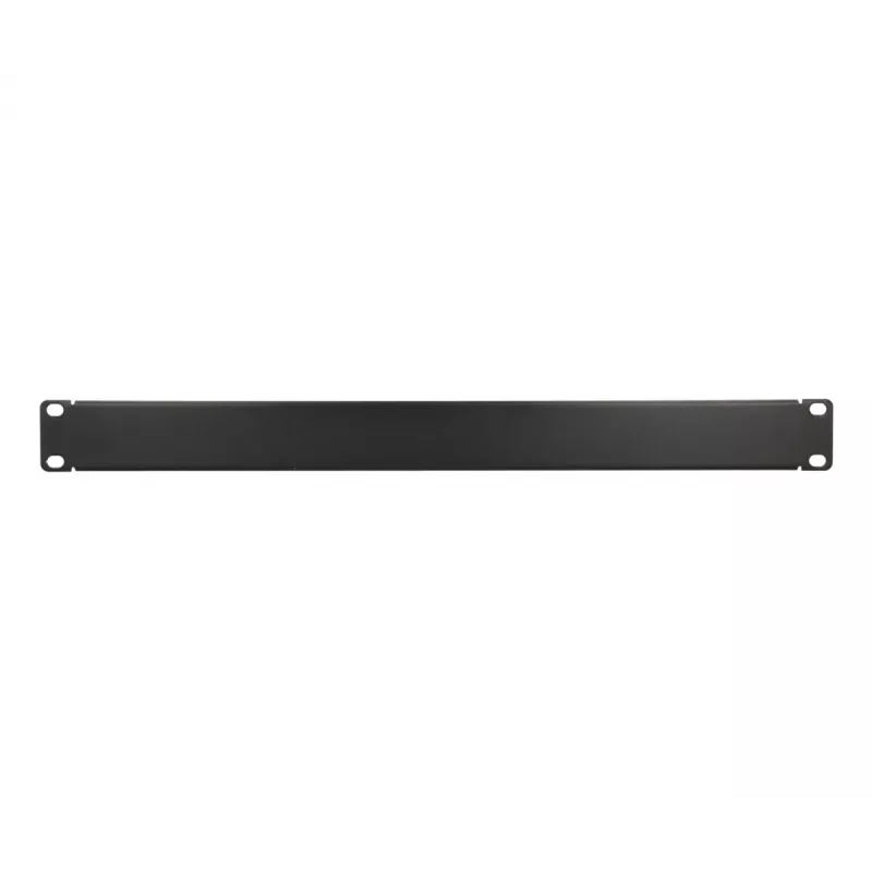 Extralink Front Blank Panel 1U 19 colio juodas plieninis užpildymo skydelis