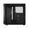 Fractal Design Focus 2 RGB korpusas su grūdinto stiklo šonine sienele, vidutinis bokštas ATX, juodas