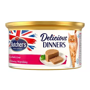 BUTCHER'S Classic Delicious Dinners Jautiena su kepenimis